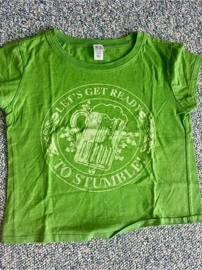 Irish St. Patrick’s Day Green Crop Top